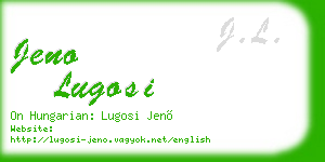 jeno lugosi business card